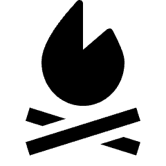 Light Bonfire Icon from Nova Solid Set