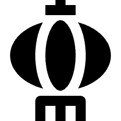 Light Chinese Lamp Icon from Nova Solid Set