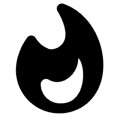 Light Fire Icon from Nova Solid Set