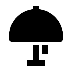 Light Lamp Round Icon from Nova Solid Set