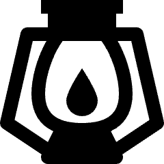 Light Lantern Icon from Nova Solid Set