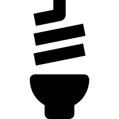 Light Light Bulb Coil Icon from Nova Solid Set