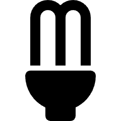 Light Light Bulb Icon from Nova Solid Set