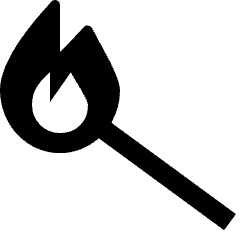 Light Match Stick Icon from Nova Solid Set