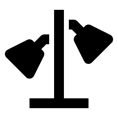 Light Standing Lamp Icon from Nova Solid Set