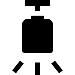 Light Studio Icon from Nova Solid Set