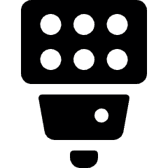 Photography Equipment Light 1 Icon from Ultimate Bold Set