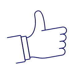 Like Hand 1 Illustration from UX Line Set