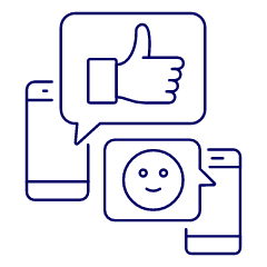 Phone Disscuss 1 Illustration from UX Line Set