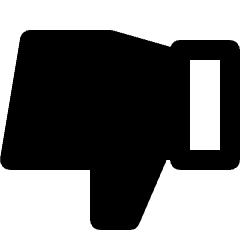 Dislike Icon from Nova Solid Set