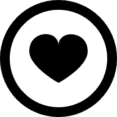 Favorite Heart Circle Icon from Nova Solid Set