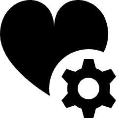 Favorite Heart Setting Icon from Nova Solid Set