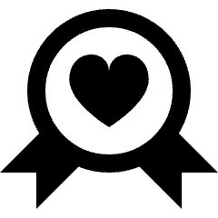 Heart Badge Icon from Nova Line Set