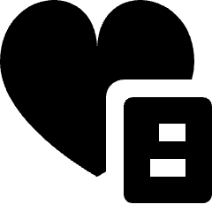 Heart Document Icon from Nova Solid Set