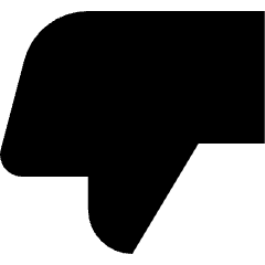 Thumbdown Icon from Nova Solid Set