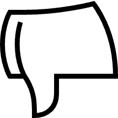 Dislike Icon from Platinum Set