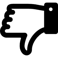 Dislike 1 Alternate Icon from Ultimate Bold Set