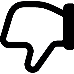 Dislike 2 Icon from Ultimate Bold Set