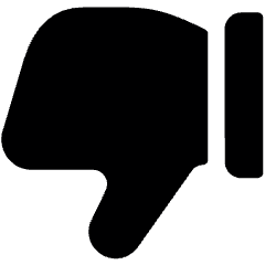 Dislike 2 Alternate Icon from Ultimate Bold Set