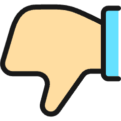 Dislike 2 Icon from Ultimate Colors Set