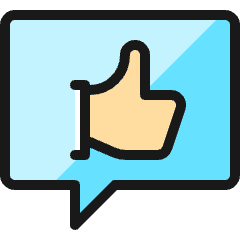 Like Chat Icon from Ultimate Colors Set