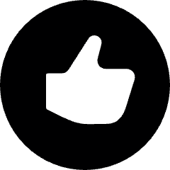 Like Circle Icon from Ultimate Bold Set