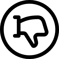 Like Dislike Icon from Ultimate Regular Set