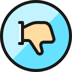 Like Dislike Icon from Ultimate Colors Set