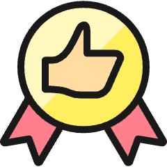 Like Ribbon Icon from Ultimate Colors Set