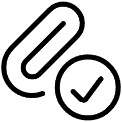 Attach Clipping Success Check Icon from Ultimate Light Set