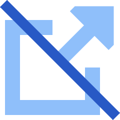 Block Link Icon from Sharp Flat Set