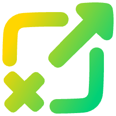 Block Link Icon from Plump Gradient Set