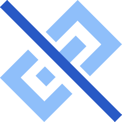 Broken Link 2 Icon from Sharp Flat Set