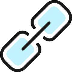 Hyperlink 2 Icon from Ultimate Colors Set