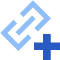 Link Chain Add Plus Icon from Sharp Flat Set
