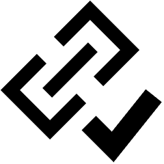 Link Chain Check Validate Icon from Sharp Solid Set