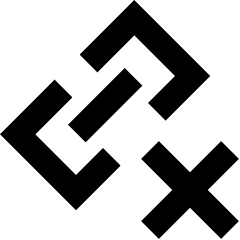 Link Chain Delete Cross Icon from Sharp Remix Set