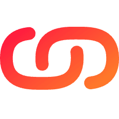 Link Chain Horizontal Icon from Flex Gradient Set
