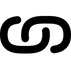 Link Chain Horizontal Icon from Flex Solid Set