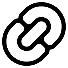 Link Chain Icon from Plump Line Set