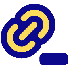Link Chain Remove Subtract Icon from Plump Pop Set