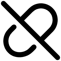 Link Disconnected Icon from Ultimate Bold Set
