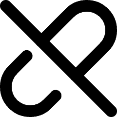 Unlink Icon from Micro Line Set