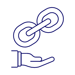 Link Hand 1 Illustration from UX Line Set