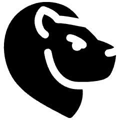 Lion Head Side Icon from Ultimate Bold Set