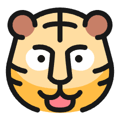 Tiger Bengal Icon from Ultimate Colors Set