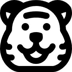 Tiger Icon from Ultimate Bold Set
