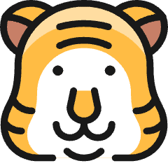 Tiger Icon from Ultimate Colors Set