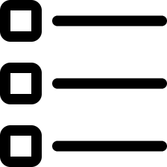 List Bullets 1 Icon from Ultimate Regular Set