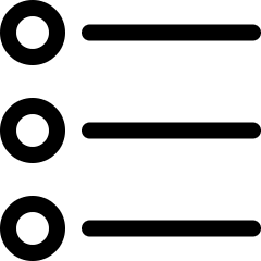 List Bullets Icon from Ultimate Regular Set